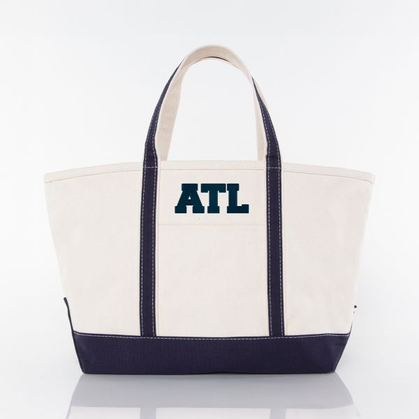 Navy Large Classic Tote - ATL