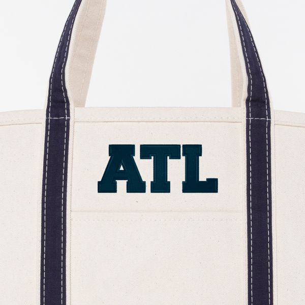 Navy Large Classic Tote - ATL