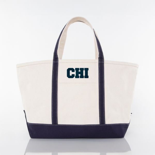 Navy Large Classic Tote - CHI