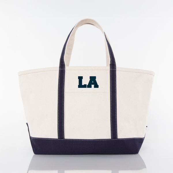 Navy Large Classic Tote - LA