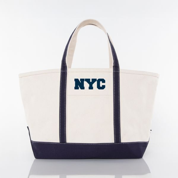 Navy Large Classic Tote - NYC