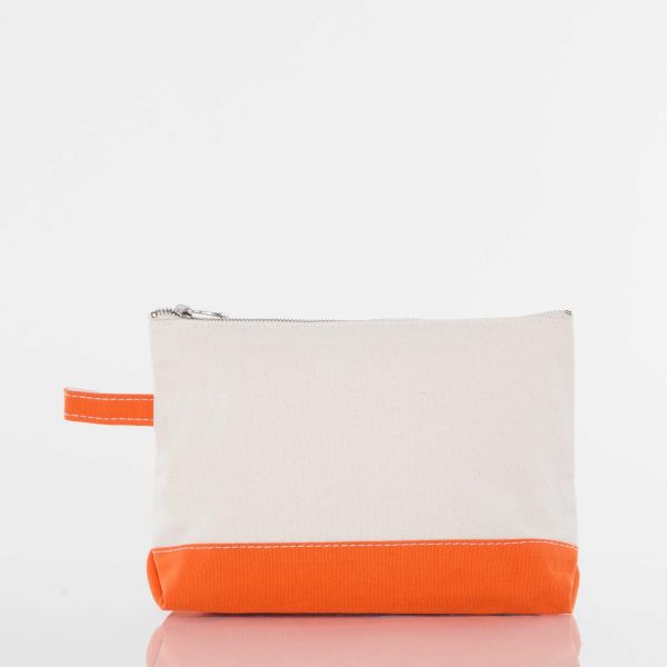 Wholesale Makeup Bags - Orange - Front image