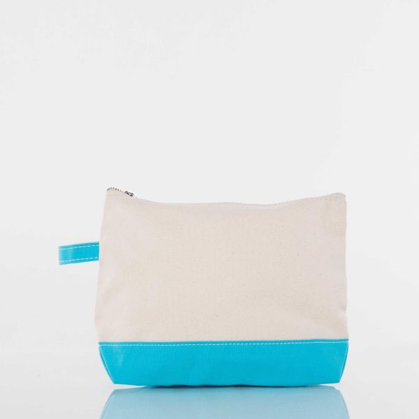 Wholesale Makeup Bags - Turquoise - Front image