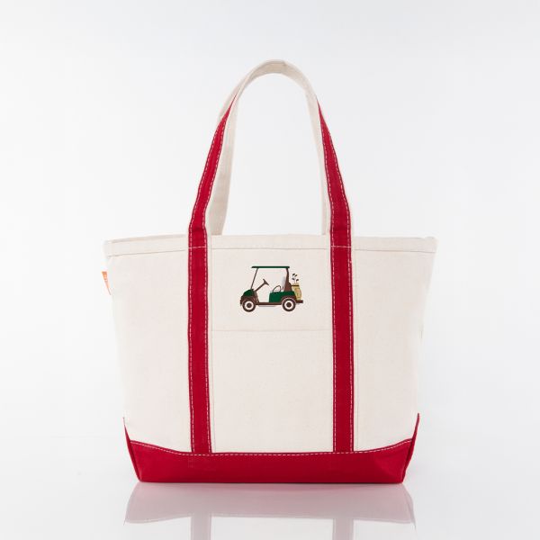 Red Medium Classic Tote - Golf