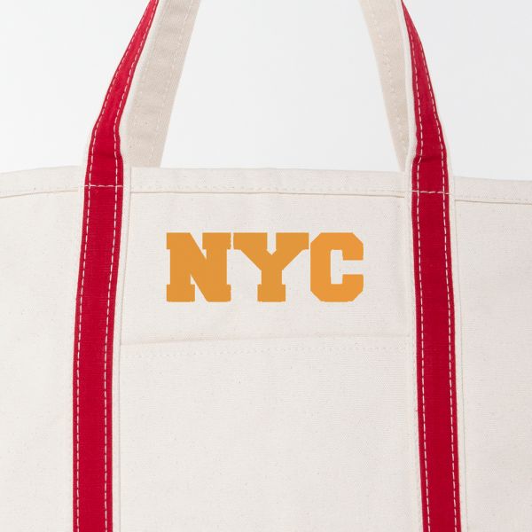 Red Large Classic Tote - NYC