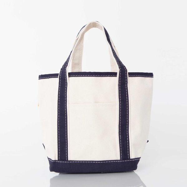 Handy Open Top Tote - Navy - Front Image