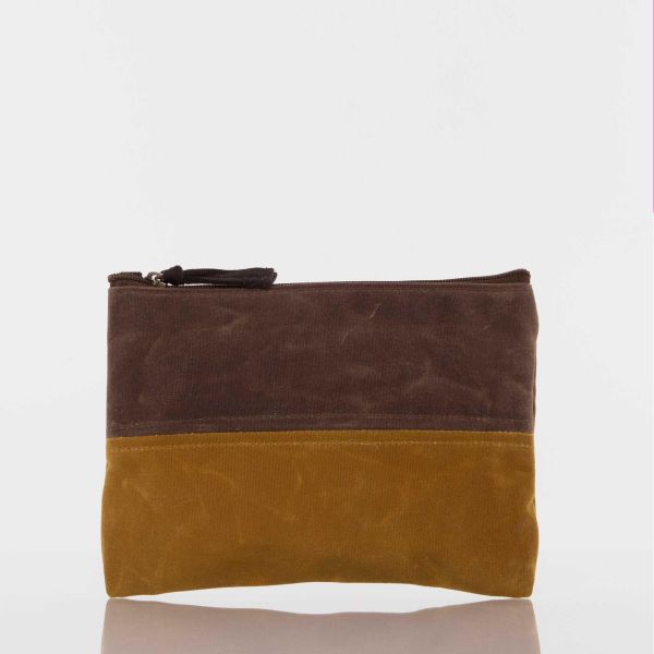 Waxed Cosmetic Bag