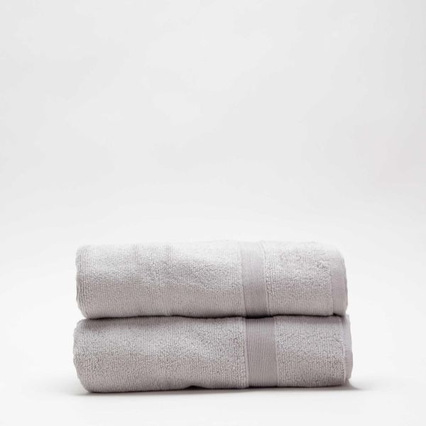 Cotton Bath Towels Navy, White, Ivory