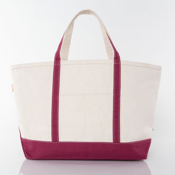 Large Classic Tote - Maroon