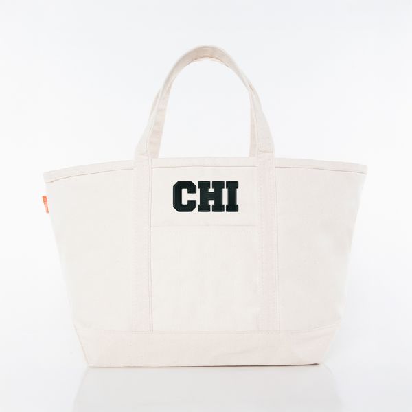 Natural Large Classic Tote - CHI
