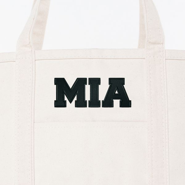 Natural Large Classic Tote - MIA