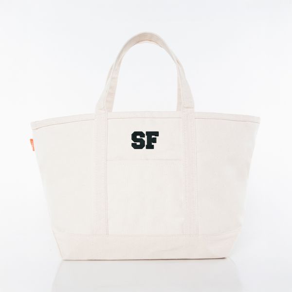 Natural Large Classic Tote - SF