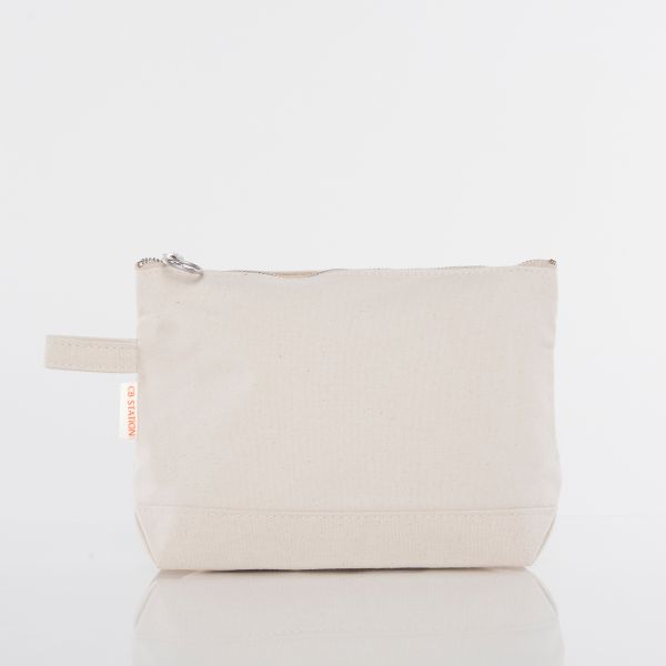Wholesale Makeup Bags - Natural - Front