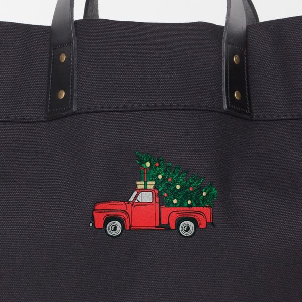 Solid Black Advantage Bag - Christmas Truck