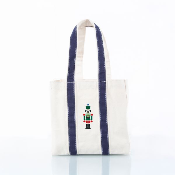 Navy Four Bottle Wine Carrier - Nutcracker