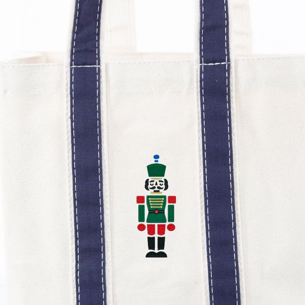 Navy Four Bottle Wine Carrier - Nutcracker