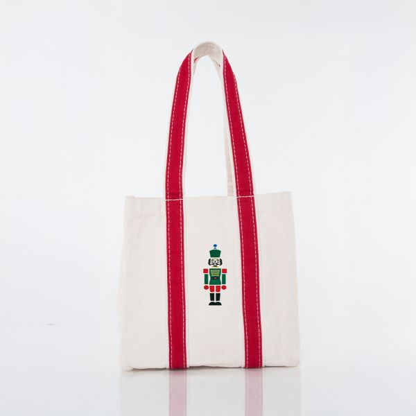 Red Four Bottle Wine Carrier - Nutcracker