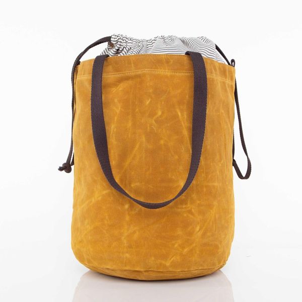 Waxed Laundry Tote