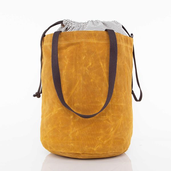 Waxed Laundry Tote