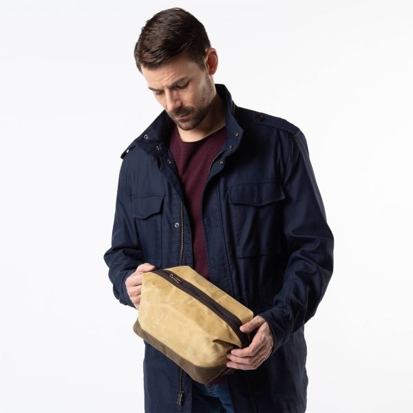 Waxed Dopp Kit
