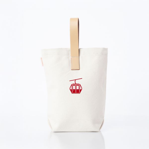 Leather-Grip Wine Carrier for Two Bottles - Gondola