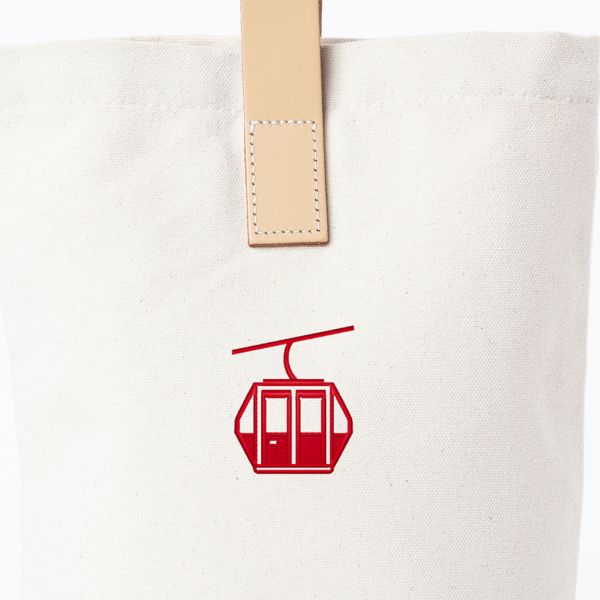Leather-Grip Wine Carrier for Two Bottles - Gondola