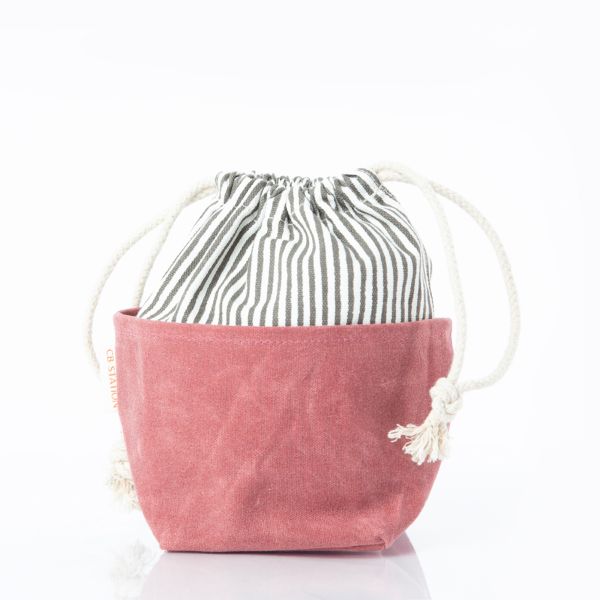 Stylish Waxed Canvas Bin