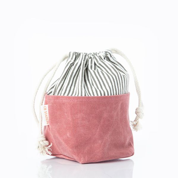 Stylish Waxed Canvas Bin