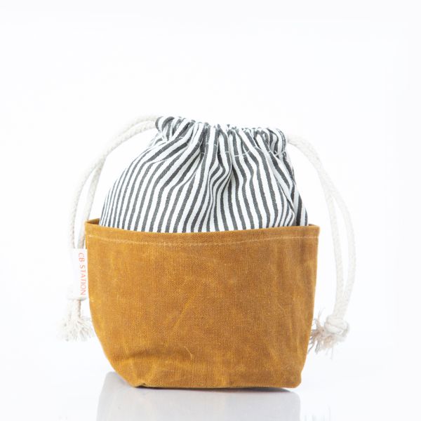 Stylish Waxed Canvas Bin