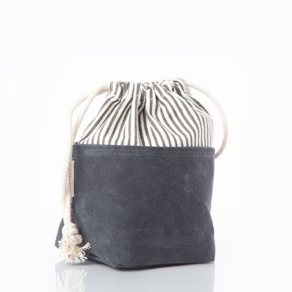 Stylish Waxed Canvas Bin