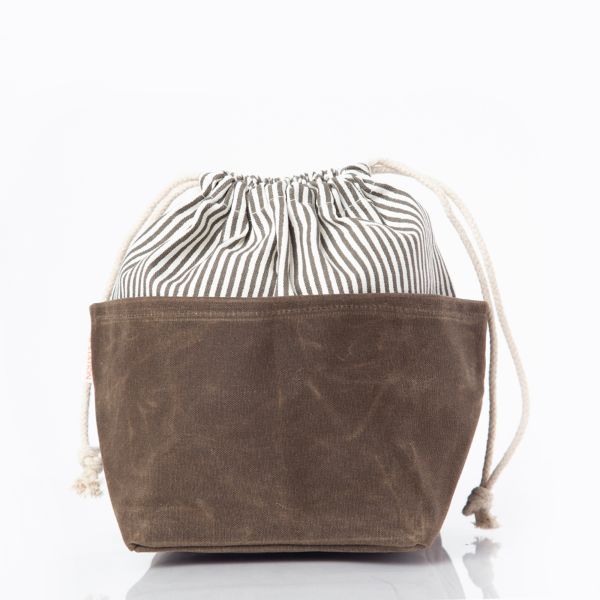 Stylish Waxed Canvas Bin