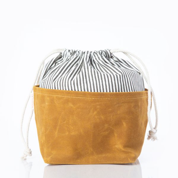 Stylish Waxed Canvas Bin