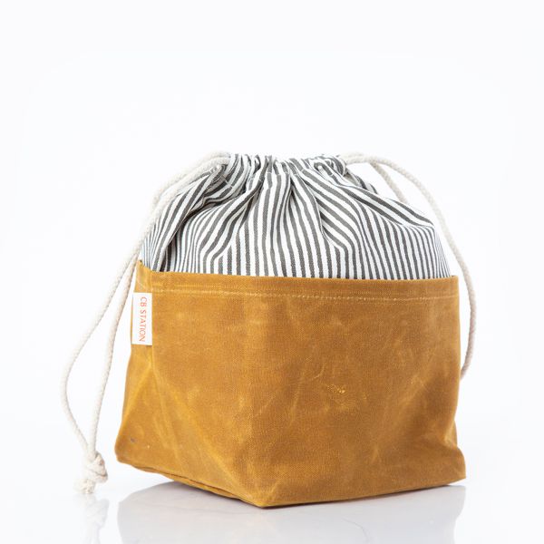 Stylish Waxed Canvas Bin