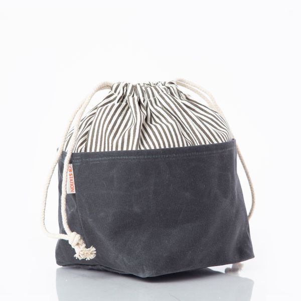 Stylish Waxed Canvas Bin