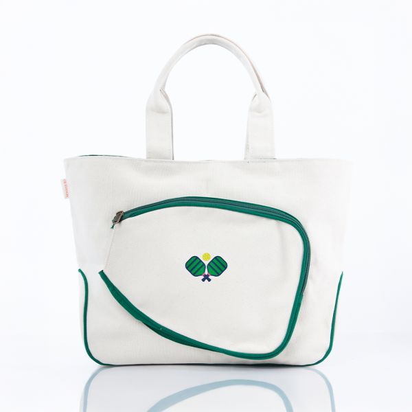 Natural & Emerald Pickleball Bag - Pickleball