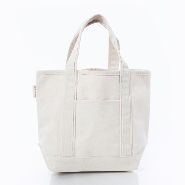 Handy Open Top Tote - Natural - Front Image
