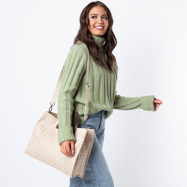 Jute & Leather Satchel