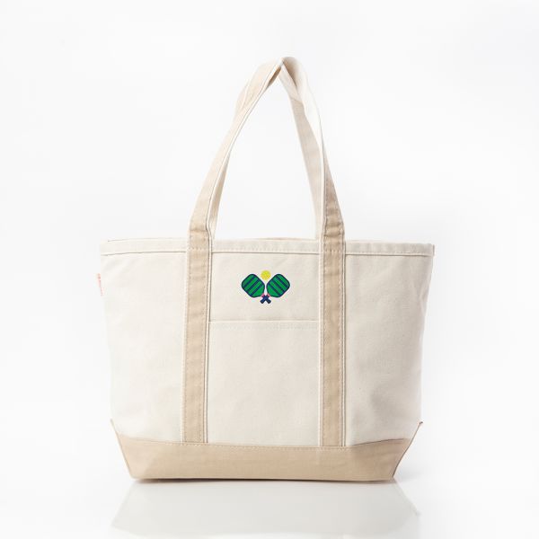 Safari Medium Classic Tote - Pickleball