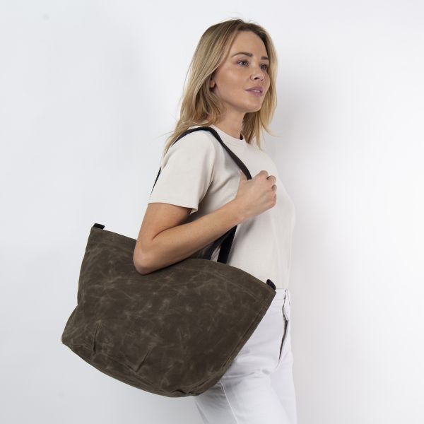 Waxed Industrial Tote