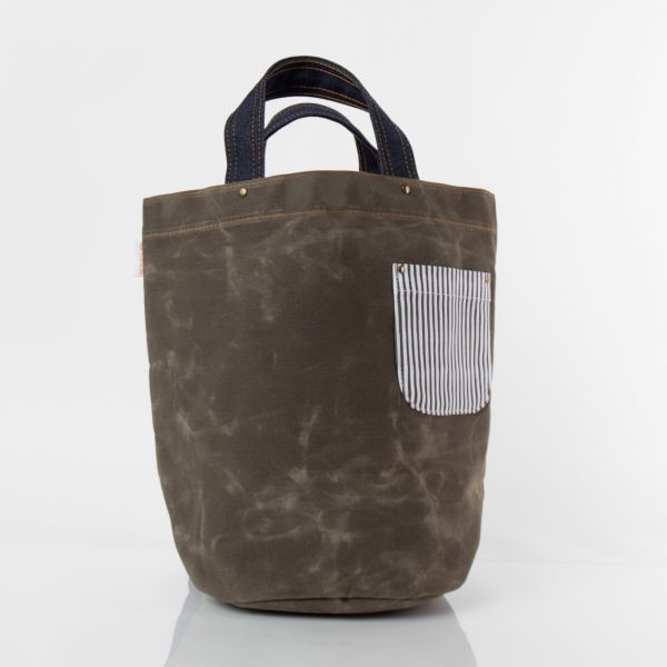 Heritage Waxed Bucket Tote