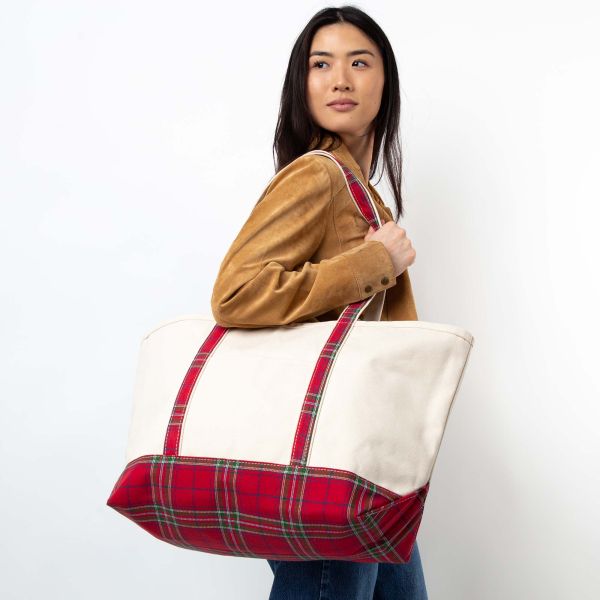 Plaid Large Classic Tote