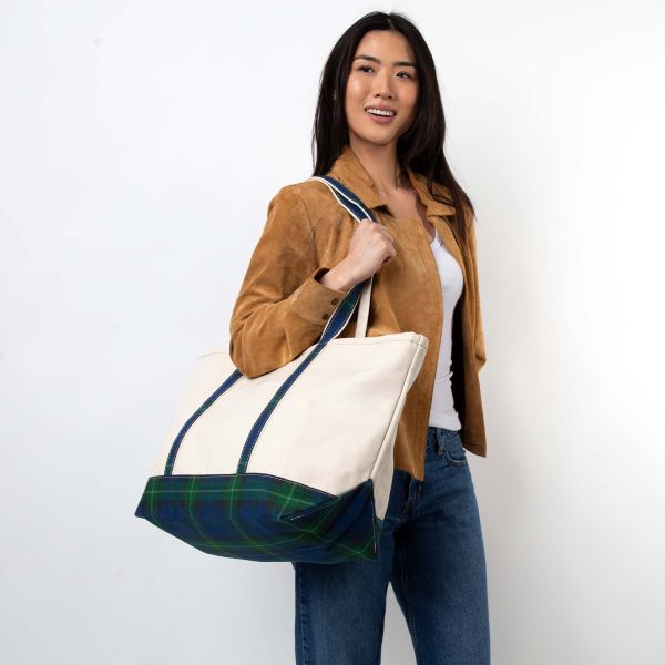 Plaid Large Classic Tote