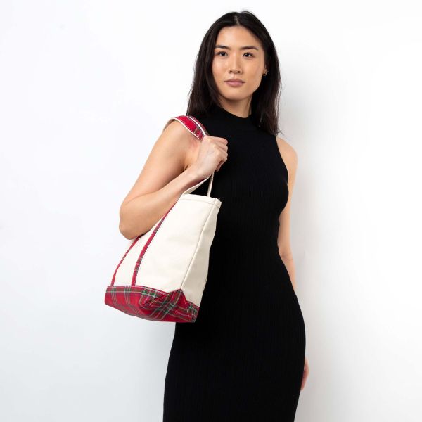 Plaid Medium Classic Tote