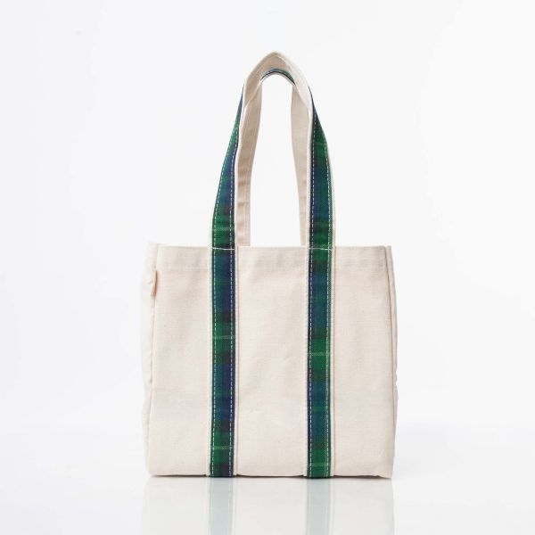 Plaid Four Bottle Wine Carrier