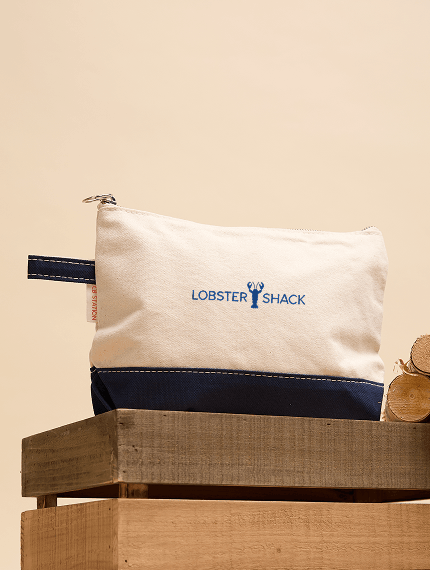 Embroidered accessory pouch