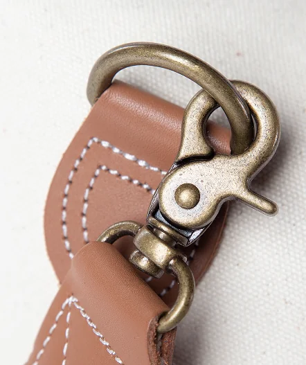 Reinforced canvas stitching and seam detail
