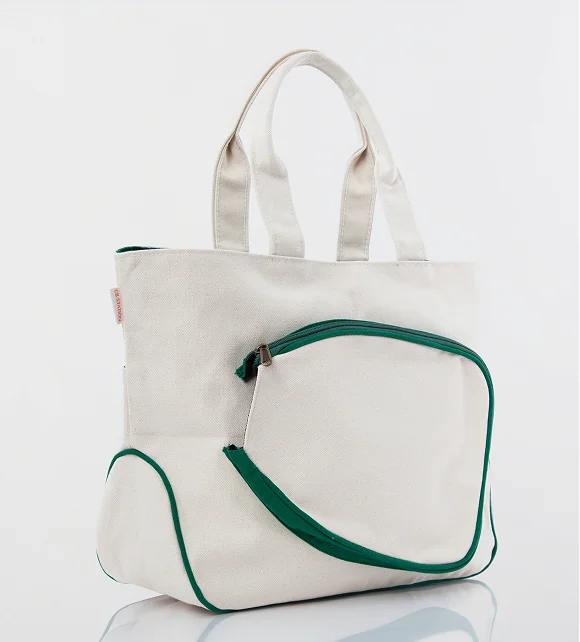White and green pickleball sport bag