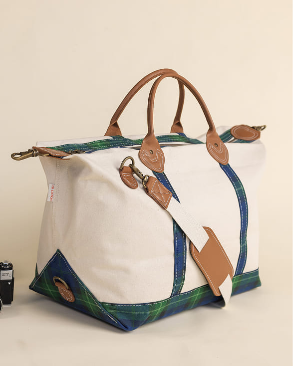 Waxed canvas collection travel bags
