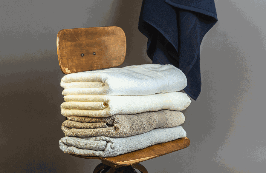 The Kind Leather Tote in natural canvas with leather handles