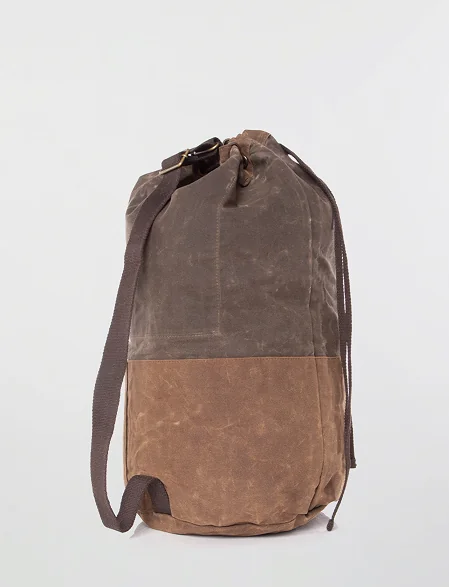 Waxed canvas gifting essential toiletry kit